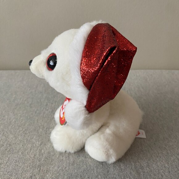 NWT Ty Original Beanie Babies Oslo the Christmas Polar Bear 6" 2019 - Picture 4 of 13